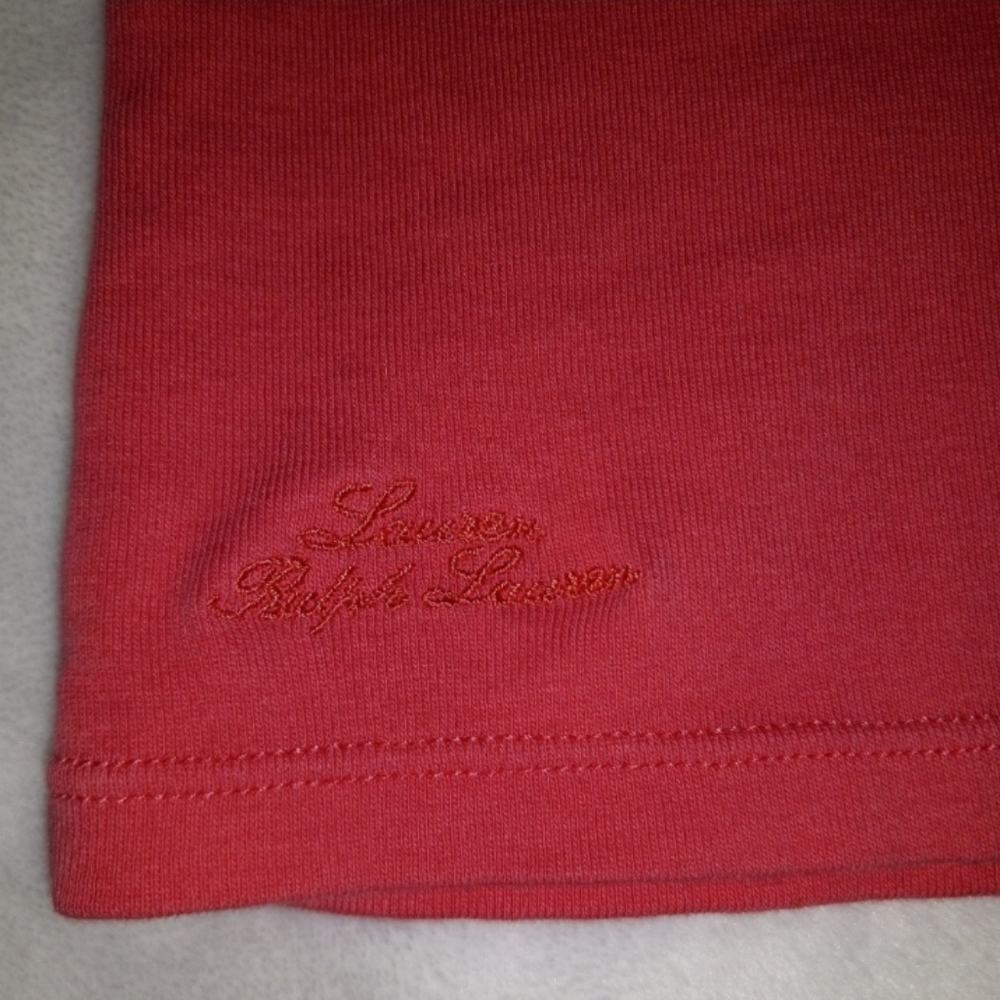 LAUREN RALPH LAUREN V-NECK. WOMENS SIZE M. CORAL REEF COLOR. - Picture 4 of 12